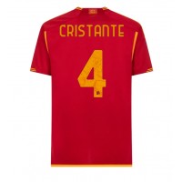 Koszulka piłkarska AS Roma Bryan Cristante #4 Strój Domowy 2023-24 tanio Krótki Rękaw